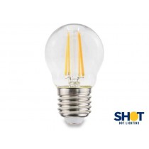 Buy Lampadina filamento Led bulbo piccolo attacco grande E27 4,5W - equivalente a 40W, 4000K luce Bianca 