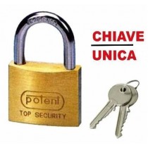 Buy LUCCHETTO OTTONE POTENT A CHIAVE UNICA KA 40mm 
