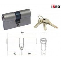 Buy ISEO 8209 CILINDRO SAGOMATO NICHELATO 80mm 40-40 