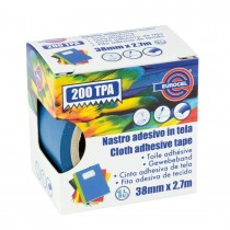 Buy NASTRO ADESIVO IN TELA PLASTIFICATO TPA 38mm x 2,7mt BLU 