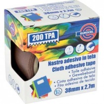 Buy NASTRO ADESIVO IN TELA PLASTIFICATO TPA 19mm x 2,7mt MARRONE 