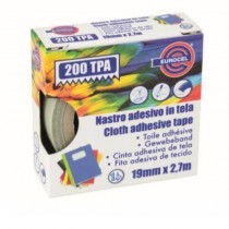 Buy NASTRO ADESIVO IN TELA PLASTIFICATO TPA 19mm x 2,7mt GRIGIO 