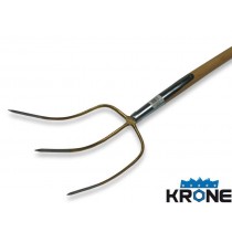 Forca Krone 3 denti larghi ORO completa di manico KRONE - 1 - 