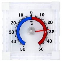 Termometro da finestra autoadesivo indoor/outdoor Velamp range temperature: -50° C / + 50°C VELAMP - 1 - 