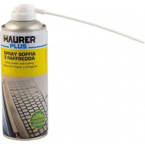 Aria compressa raffreddante spray Maurer Plus per rimuovere polvere e sporco 400ml MAURER - 1 - ✅ Spray ad aria compressa Maurer