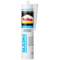 Buy Silicone sigillante acetico antimuffa per bagni e infissi resistente alla muffa 280ml PATTEX Silicon 5 - Trasparente 