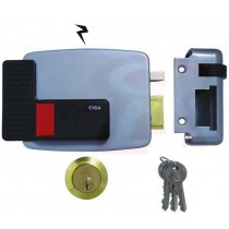 Cisa 11670-50-2 serratura elettrica da applicare con pulsante e cilindro interno, catenaccio a mandate manuali CISA - 3 - ✅ Cisa