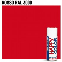 Buy Vernice spray brillante a rapida essicazione 400 ml per superfici metalliche, vetro, porcellana, legno RAL-3000 Rosso 