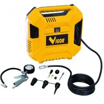 Buy Compressore aria portatile Vigor 220V VCA-Zero kit 1,5HP con trasmissione diretta oil-free 