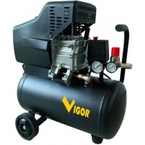 Buy Compressore aria Vigor 220V VCA-24L 2HP Litri 24 con carrello 