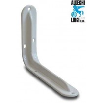 Buy Reggimensola staffa in acciaio stampato verniciato Bianco 15 cm 
