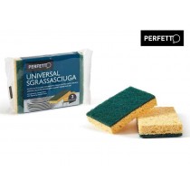 Buy Spugna in cellulosa con abrasivo Universal Sgrassasciuga conf. da 2 pezzi 
